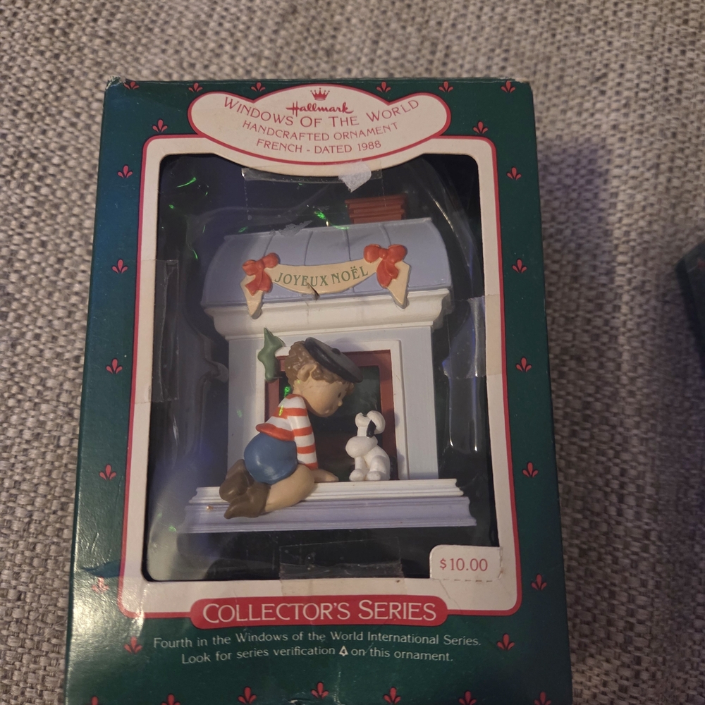 4 Hallmark Windows of the World OrnamentS